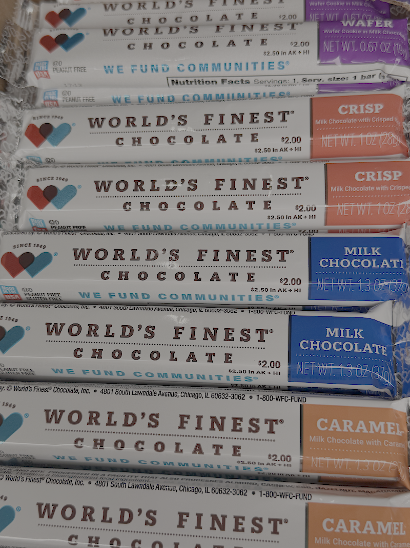 World's Finest chocolate donation to Thunderbird Children’s Oncology